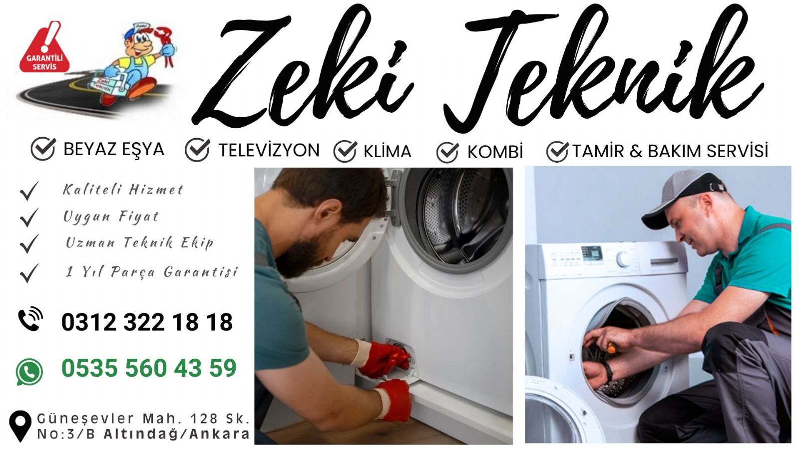 Güneşevler Çamaşır Makinesi Tamircisi